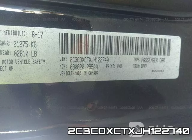 2C3CDXCTXJH122740 фото 10