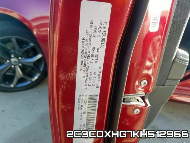 2C3CDXHG7KH512966 фото 2