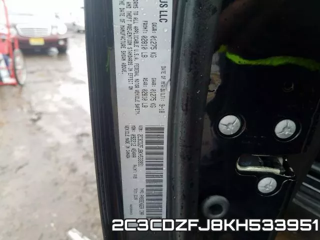 2C3CDZFJ8KH533951 фото 2
