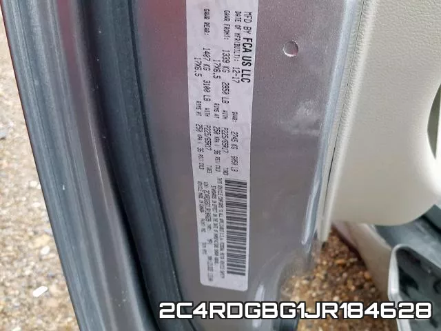 2C4RDGBG1JR184628 фото 2