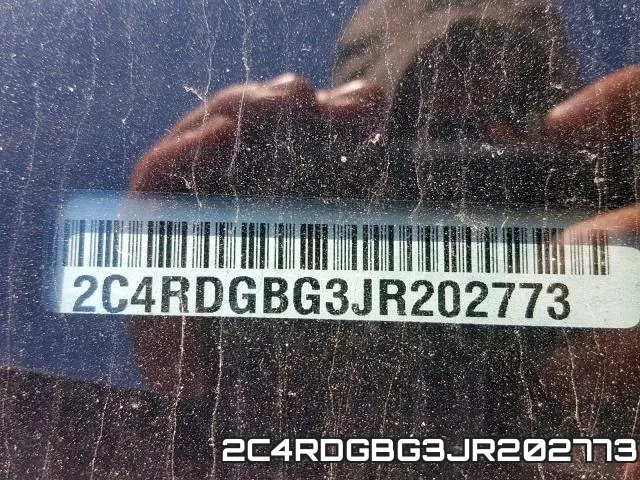 2C4RDGBG3JR202773 фото 2