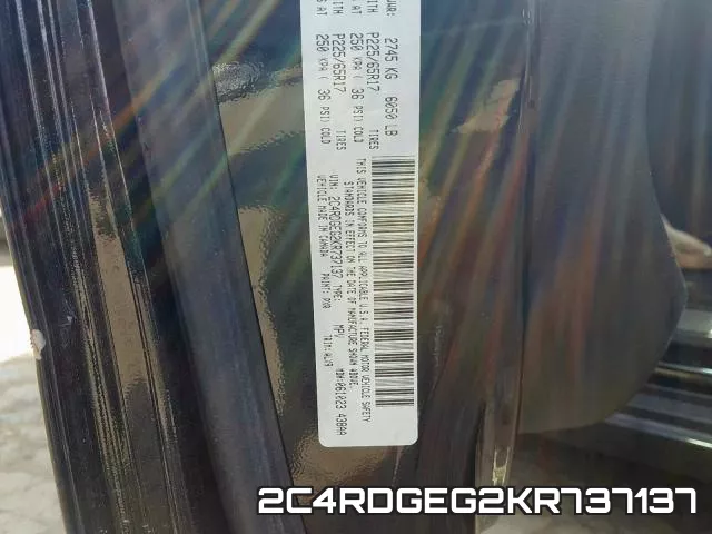 2C4RDGEG2KR737137 фото 2