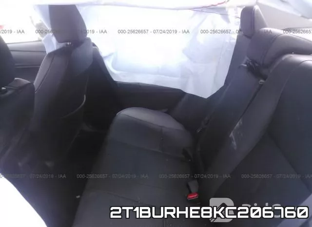2T1BURHE8KC206760 фото 9