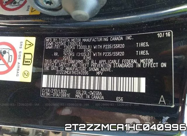 2T2ZZMCA1HC040996 фото 10
