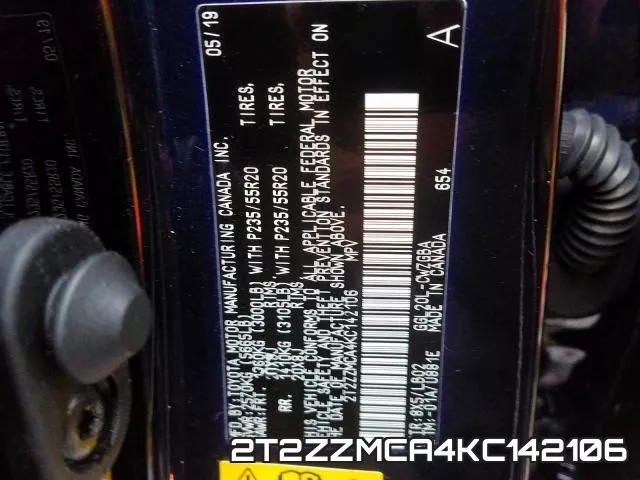 2T2ZZMCA4KC142106 фото 2