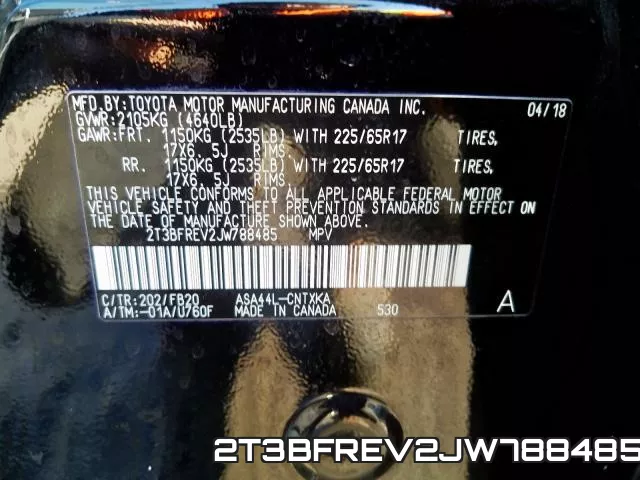 2T3BFREV2JW788485 фото 2
