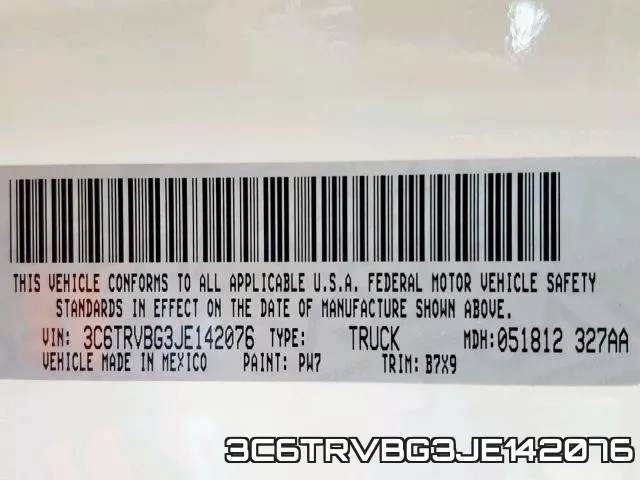 3C6TRVBG3JE142076 фото 2