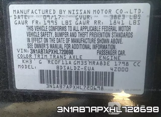 3N1AB7APXHL720698 фото 10