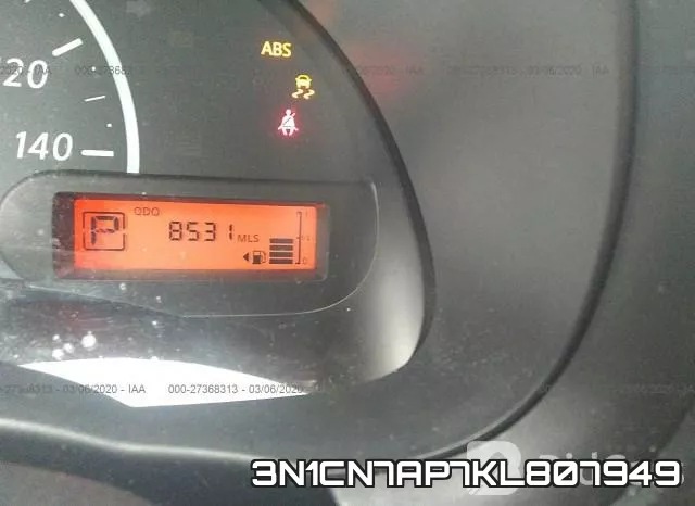3N1CN7AP7KL807949 фото 8