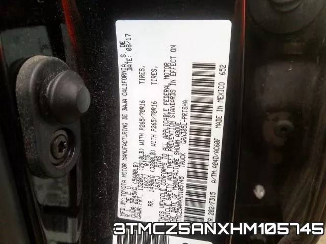 3TMCZ5ANXHM105745 фото 2