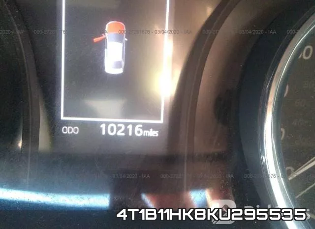 4T1B11HK8KU295535 фото 8