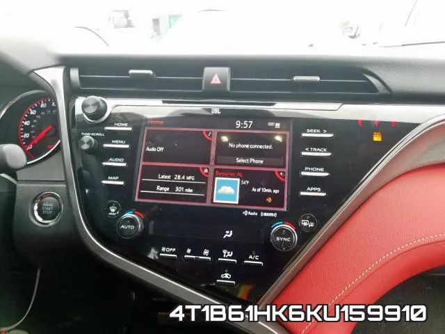 4T1B61HK6KU159910 фото 10