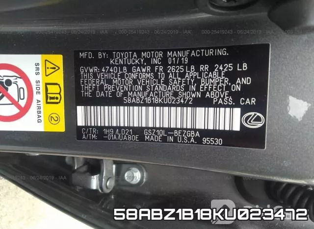 58ABZ1B18KU023472 фото 10