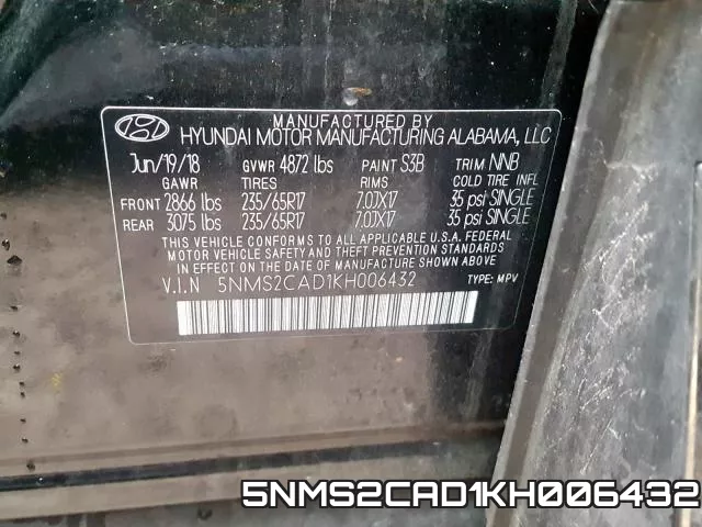 5NMS2CAD1KH006432 фото 2