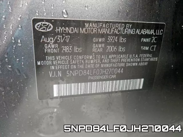 5NPD84LF0JH270044 фото 2