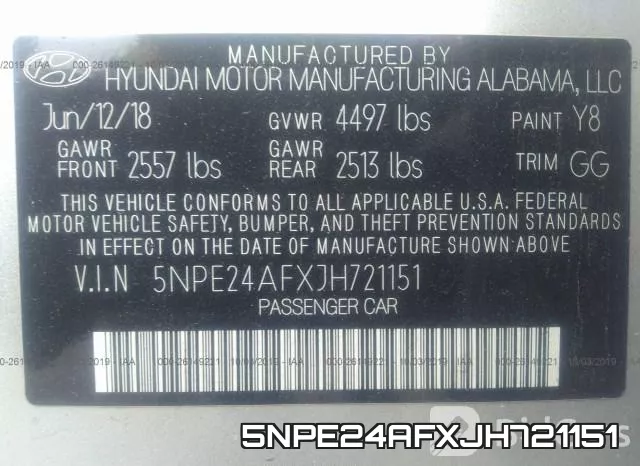 5NPE24AFXJH721151 фото 10