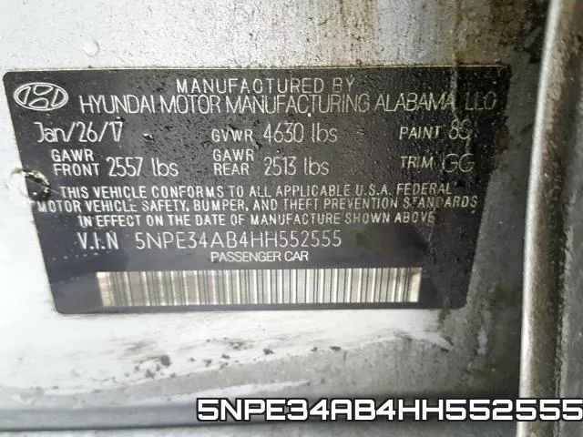 5NPE34AB4HH552555 фото 2