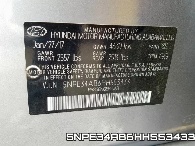 5NPE34AB6HH553433 фото 2