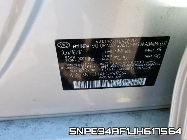 5NPE34AF1JH617564 фото 2