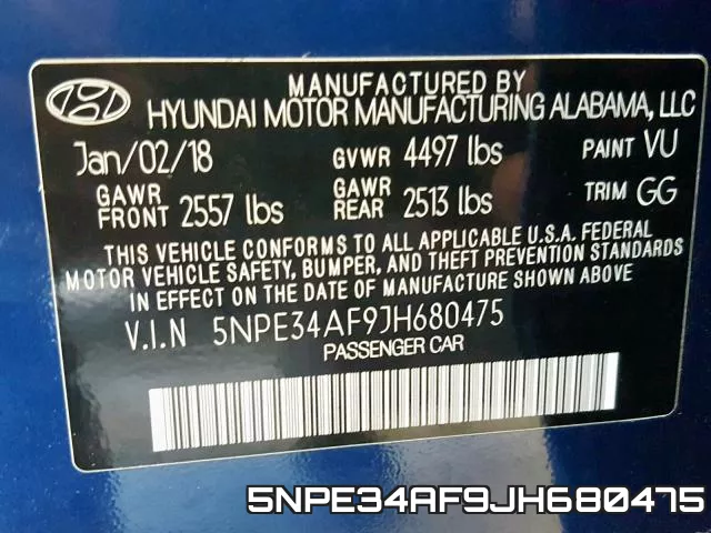 5NPE34AF9JH680475 фото 2