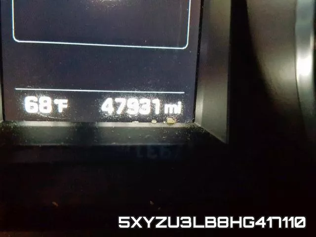 5XYZU3LB8HG417110 фото 9