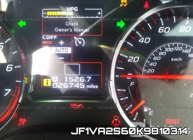 JF1VA2S60K9810314 фото 8