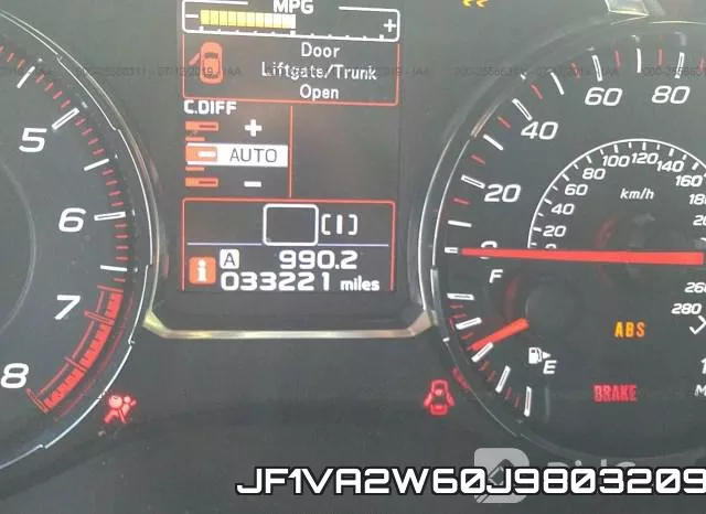 JF1VA2W60J9803209 фото 8