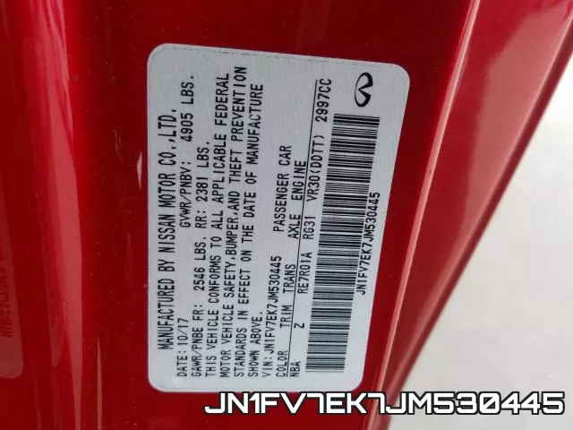 JN1FV7EK7JM530445 фото 2