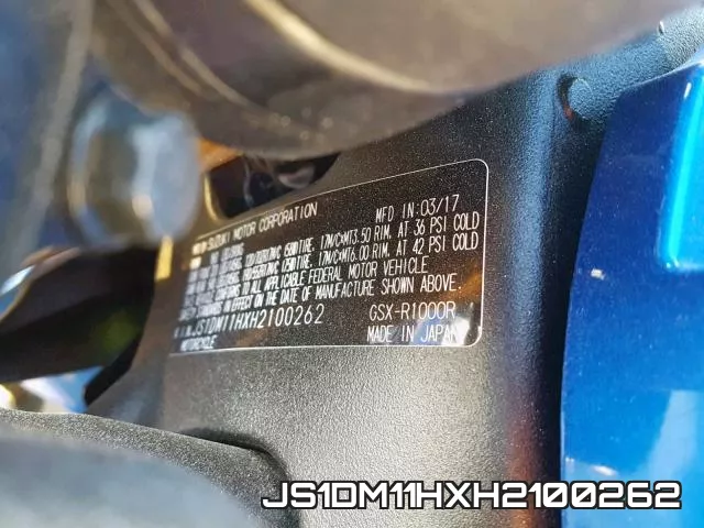 JS1DM11HXH2100262 фото 2