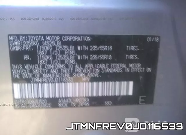 JTMNFREV0JD116533 фото 10