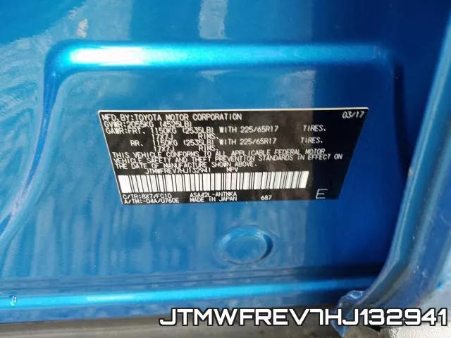 JTMWFREV7HJ132941 фото 2