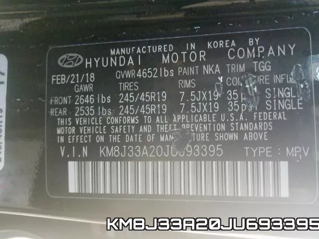 KM8J33A20JU693395 фото 2