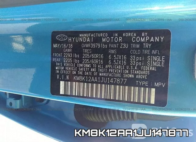 KM8K12AA1JU147877 фото 10