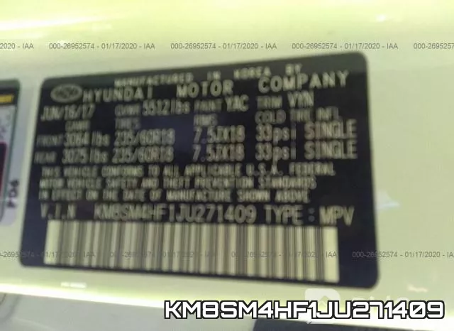 KM8SM4HF1JU271409 фото 10