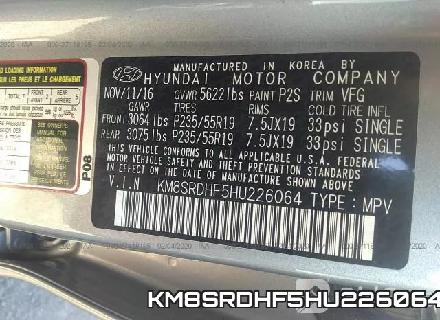 KM8SRDHF5HU226064 фото 10