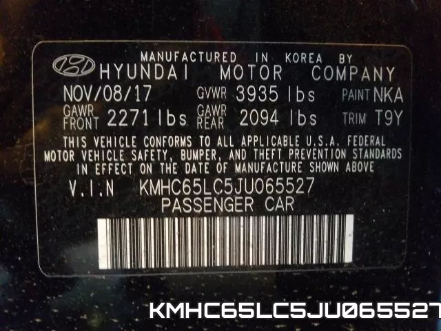 KMHC65LC5JU065527 фото 2