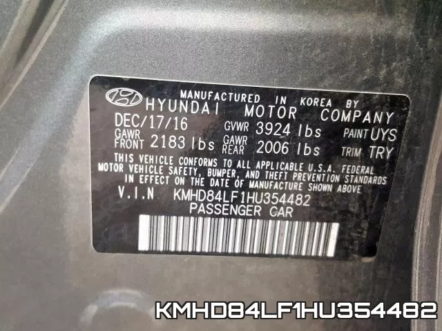 KMHD84LF1HU354482 фото 2