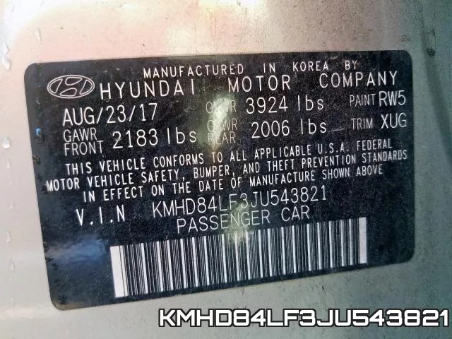 KMHD84LF3JU543821 фото 2