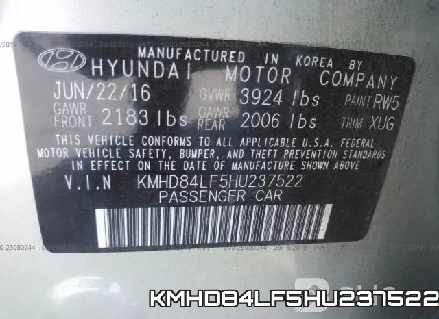 KMHD84LF5HU237522 фото 10