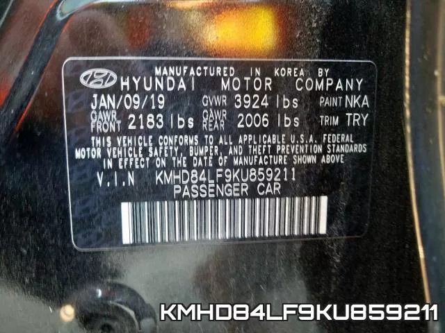 KMHD84LF9KU859211 фото 2