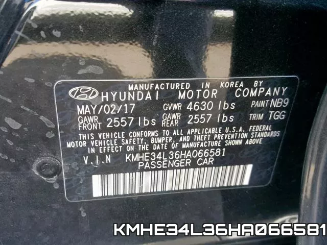 KMHE34L36HA066581 фото 2