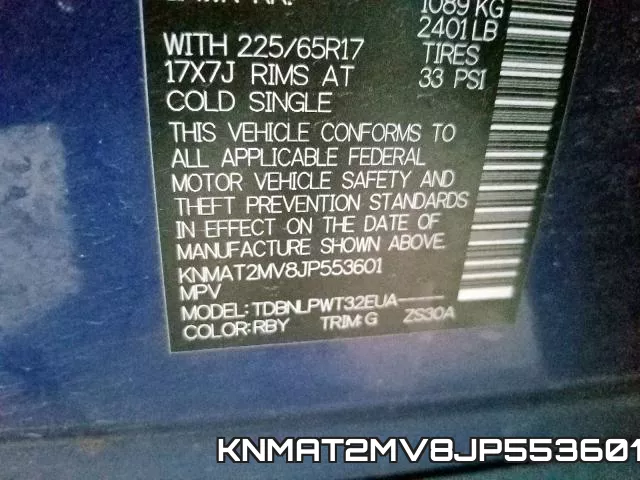 KNMAT2MV8JP553601 фото 2