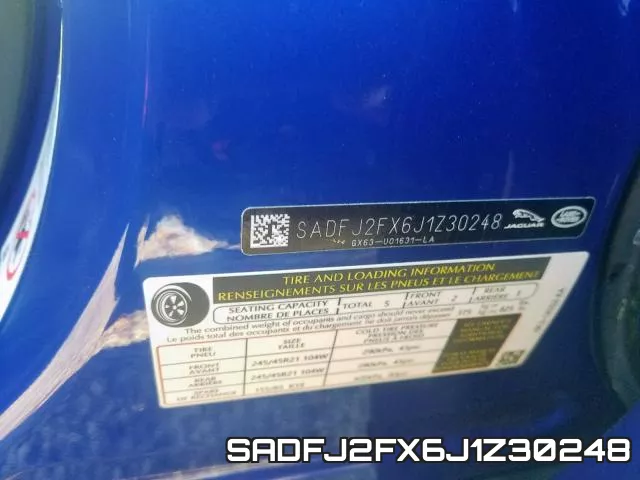 SADFJ2FX6J1Z30248 фото 2