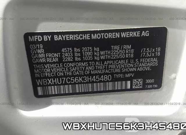 WBXHU7C56K3H45480 фото 10