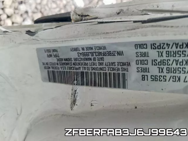 ZFBERFAB3J6J99643 фото 2