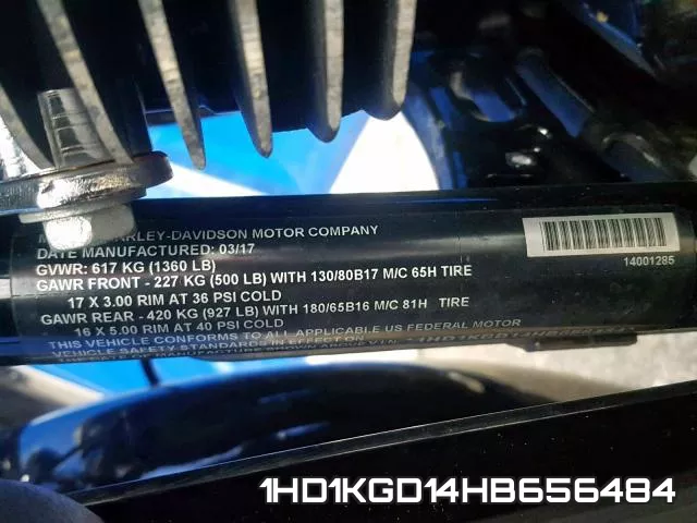 1HD1KGD14HB656484 фото 2