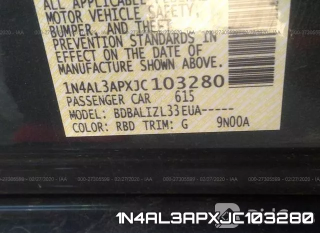 1N4AL3APXJC103280 фото 10