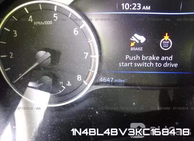 1N4BL4BV3KC168478 фото 8