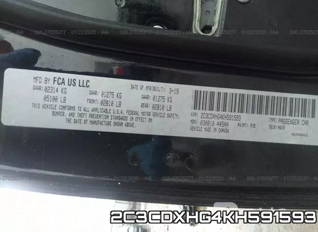 2C3CDXHG4KH591593 фото 10