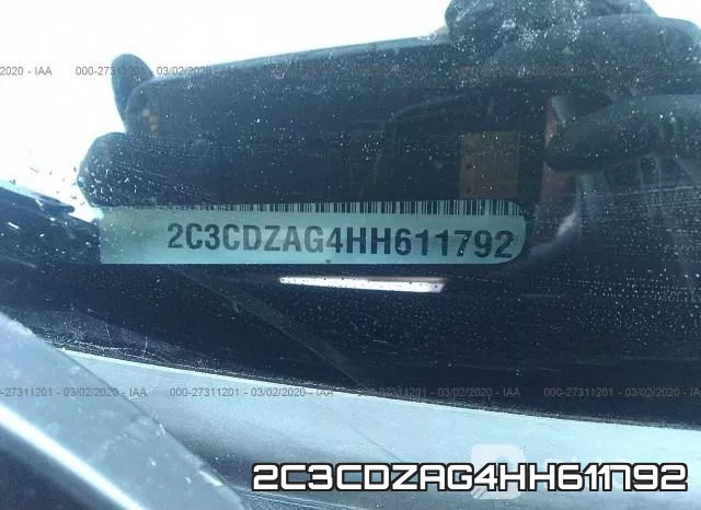 2C3CDZAG4HH611792 фото 10